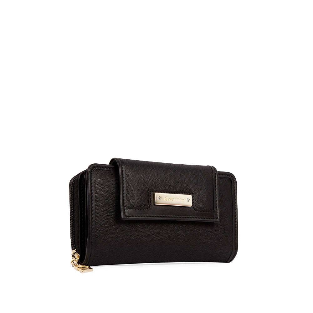 Carteira Mulher Pele Preto