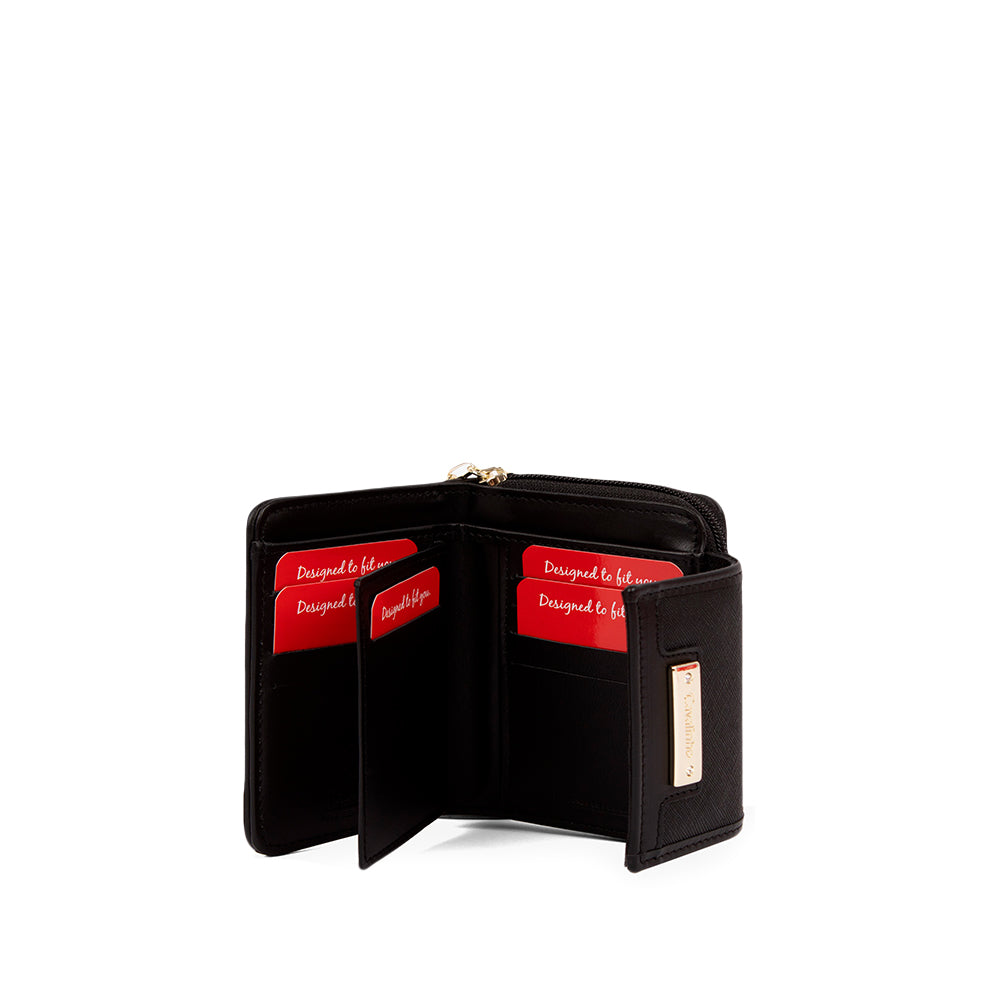 Carteira Mulher Pele Preto