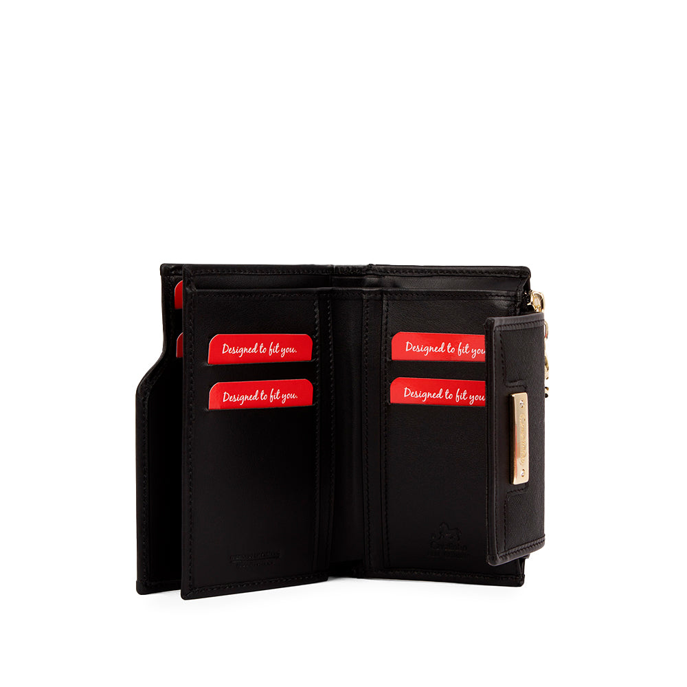 Carteira Mulher Pele Preto