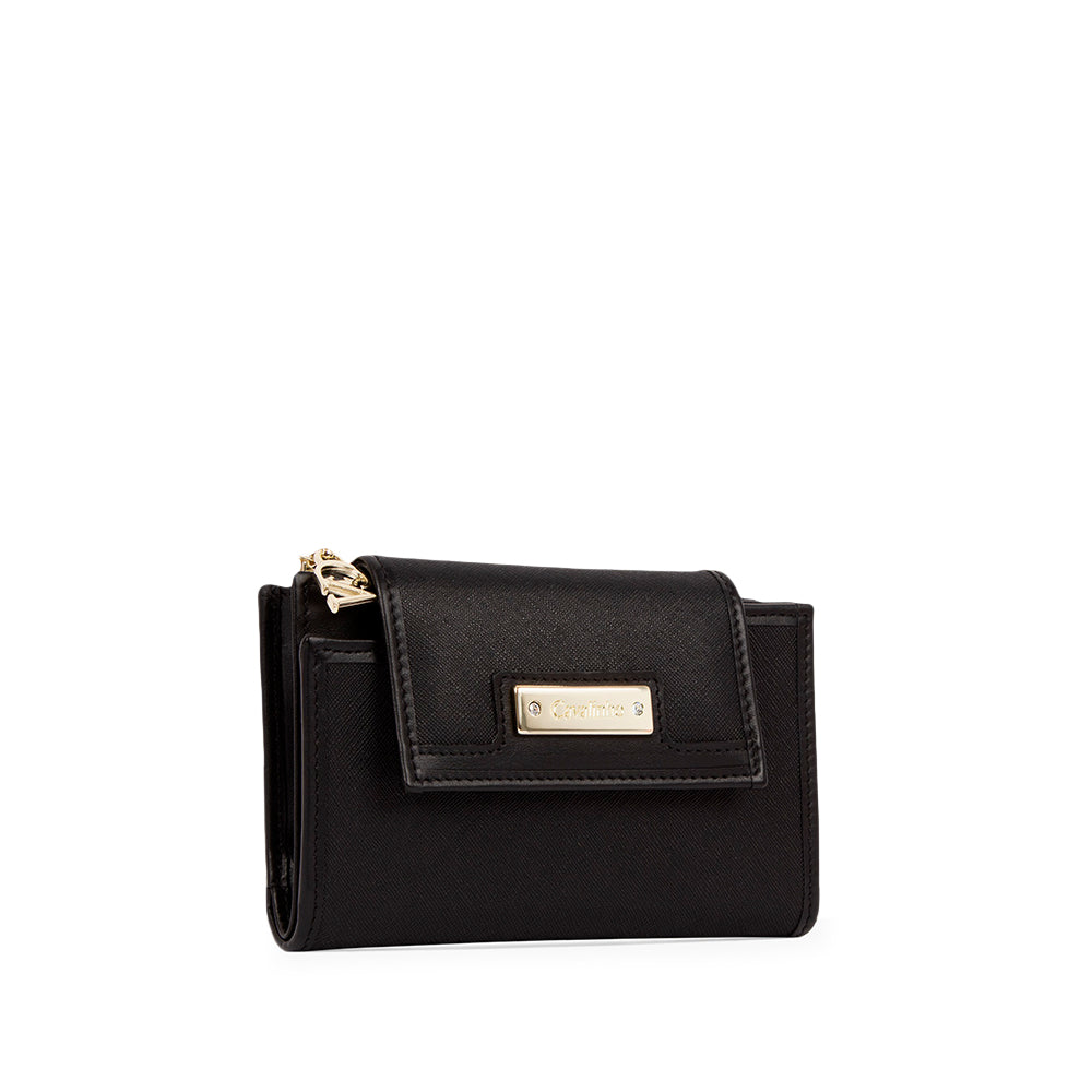 Carteira Mulher Pele Preto