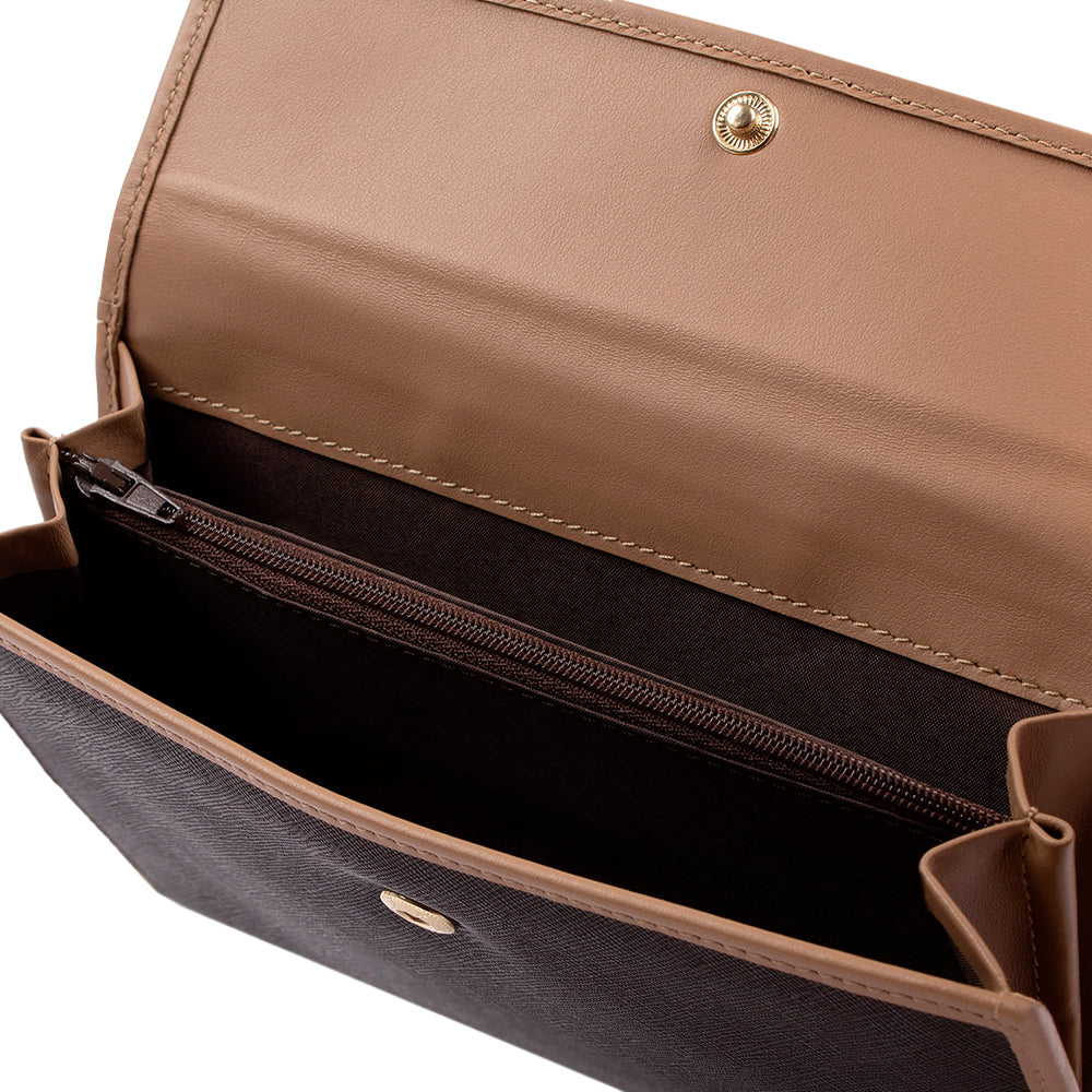 Carteira Mulher Pele Castanho