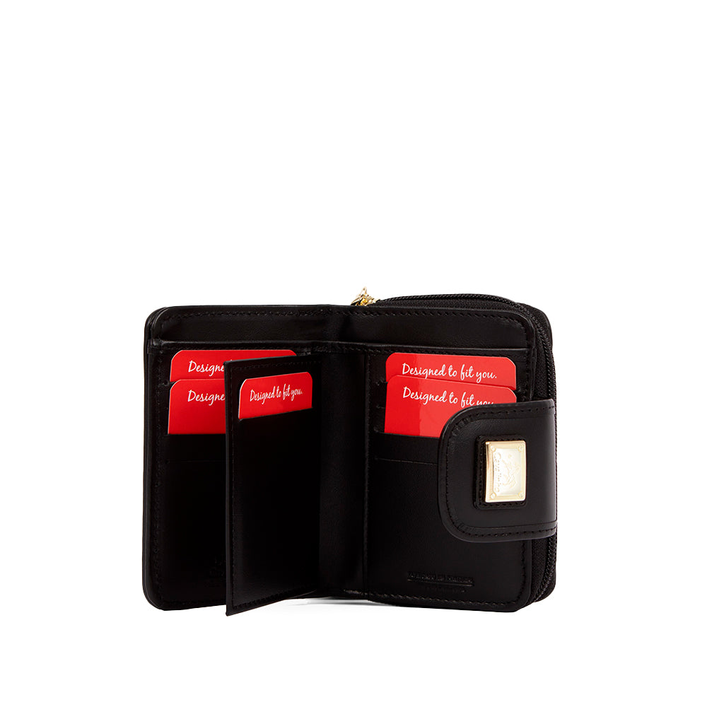 Carteira Mulher Pele  Preto