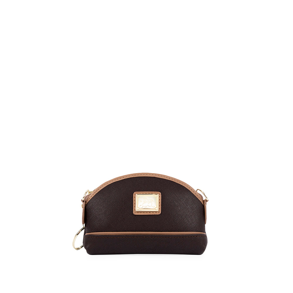 Porta Moedas Mulher Pele  Castanho