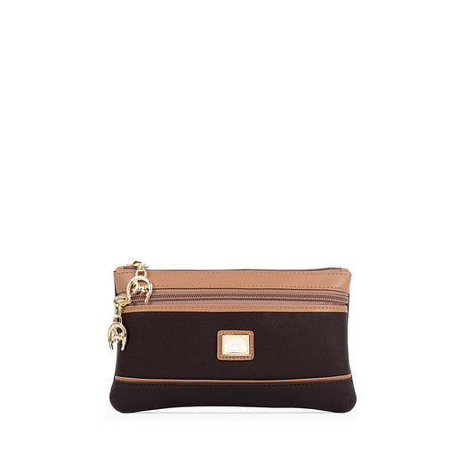 Porta Moedas Mulher Pele  Castanho