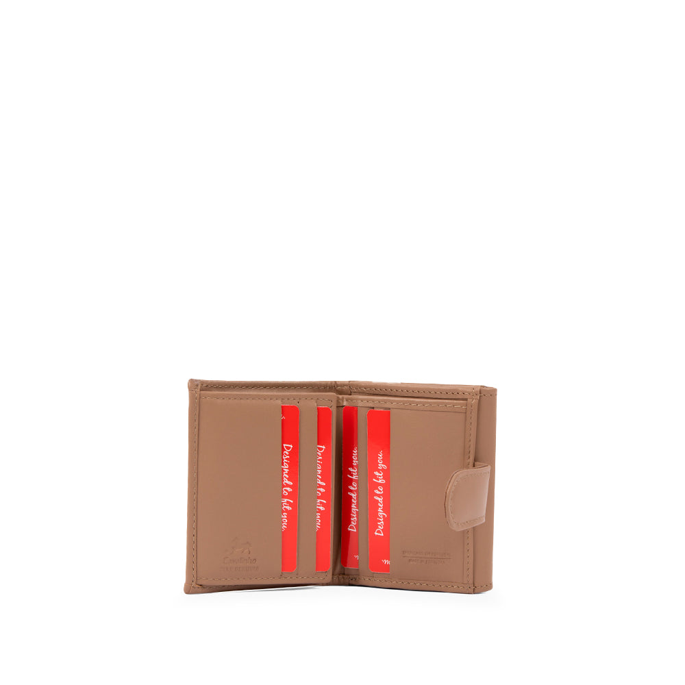 Carteira Mulher Pele  Castanho