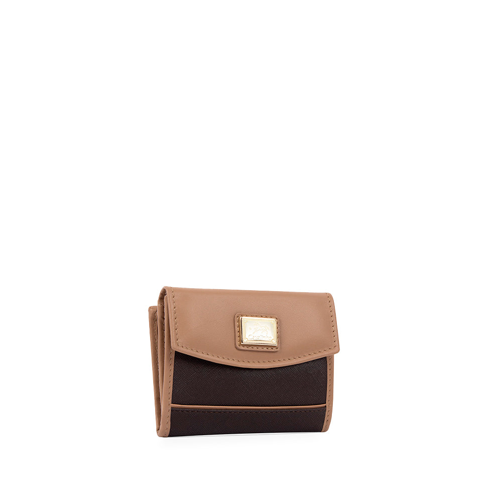 Carteira Mulher Pele  Castanho