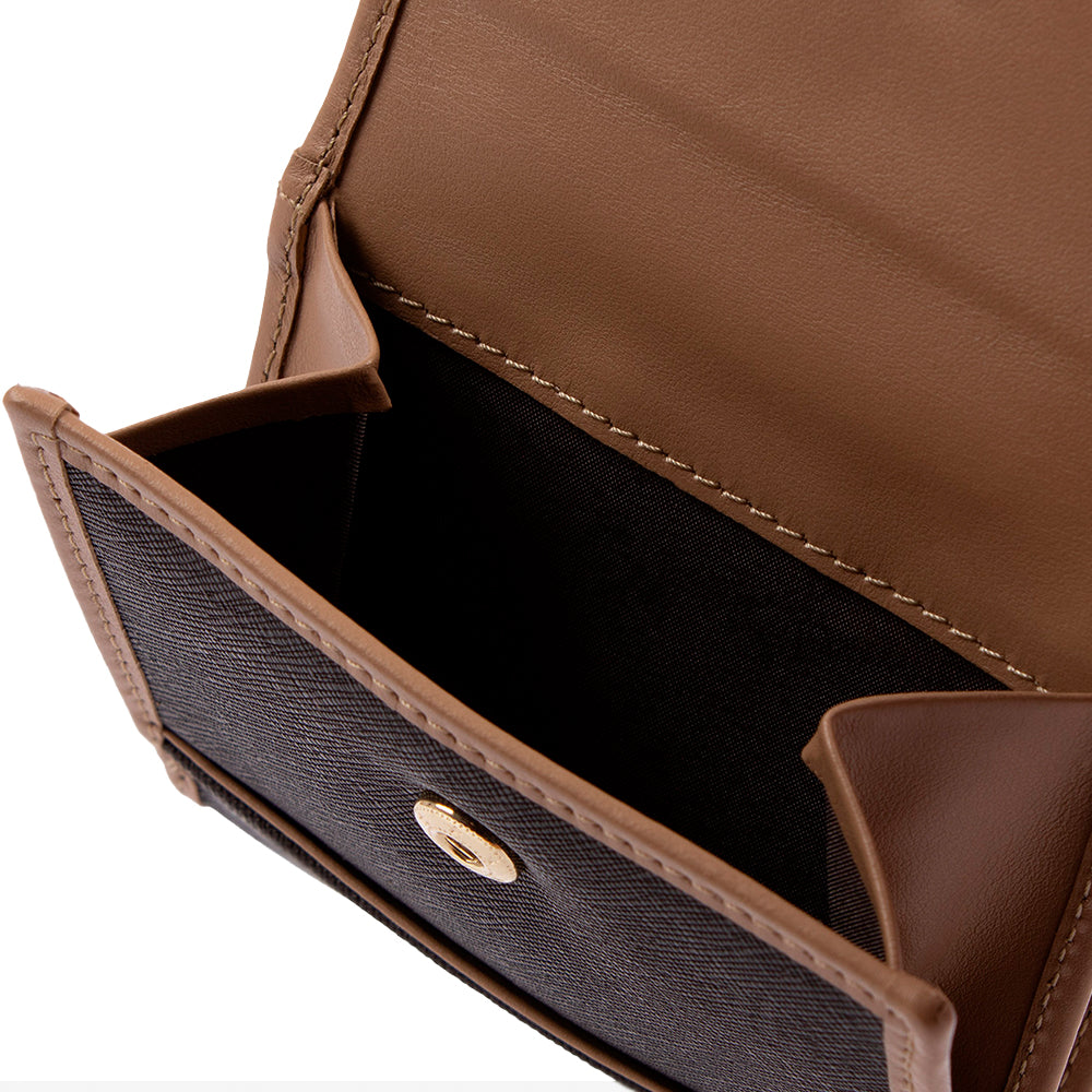 Carteira Mulher Pele  Castanho