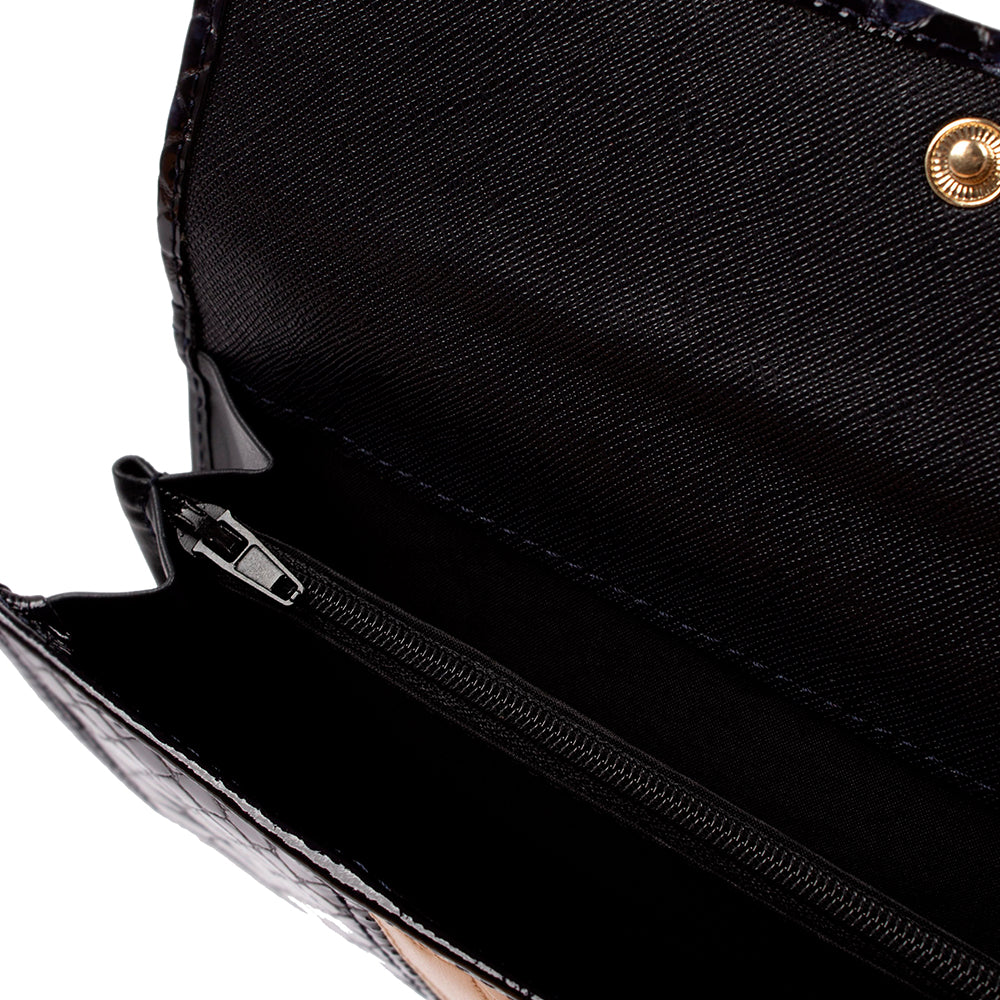 Carteira Mulher Pele Azul E Vermelho