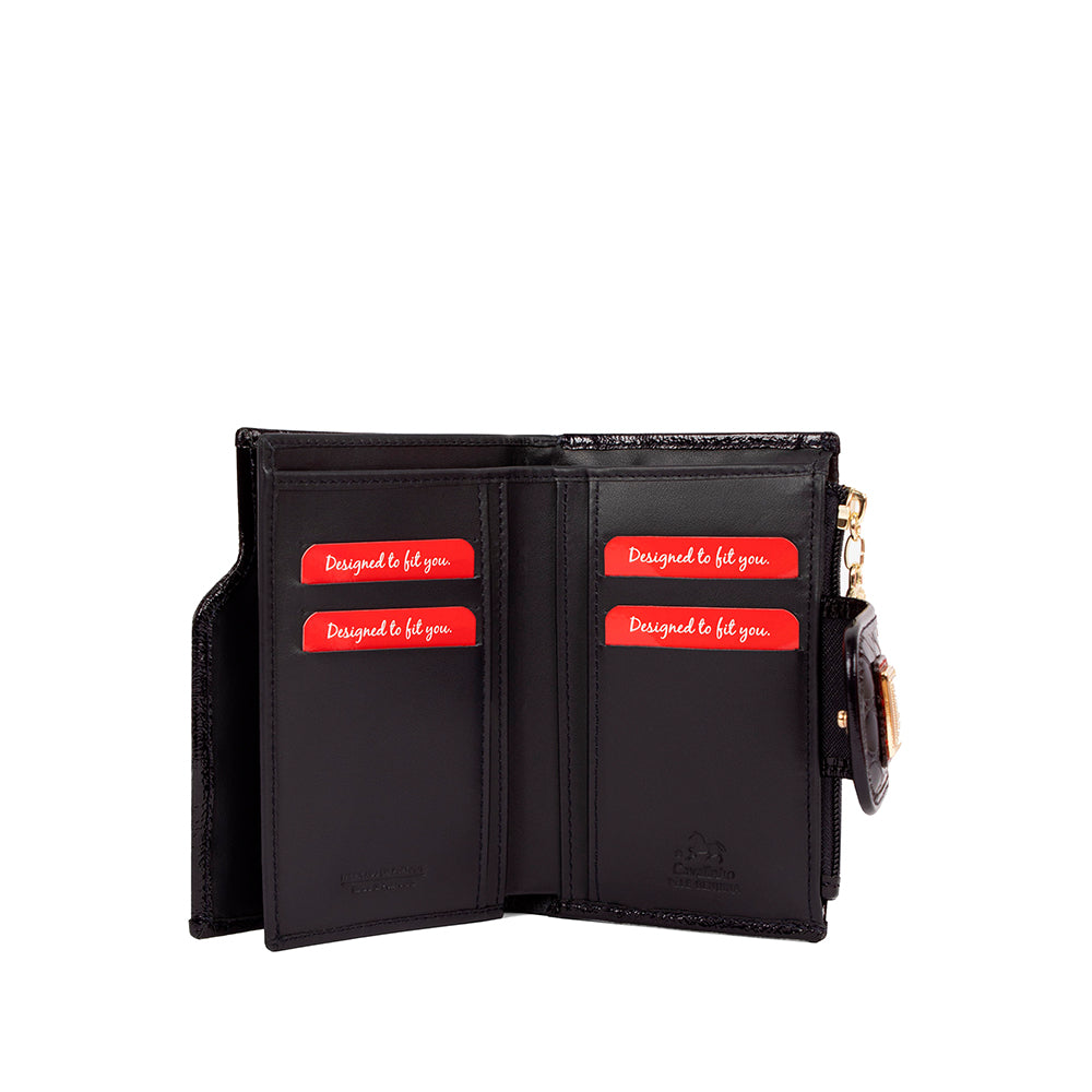 Carteira Mulher Pele Azul E Vermelho