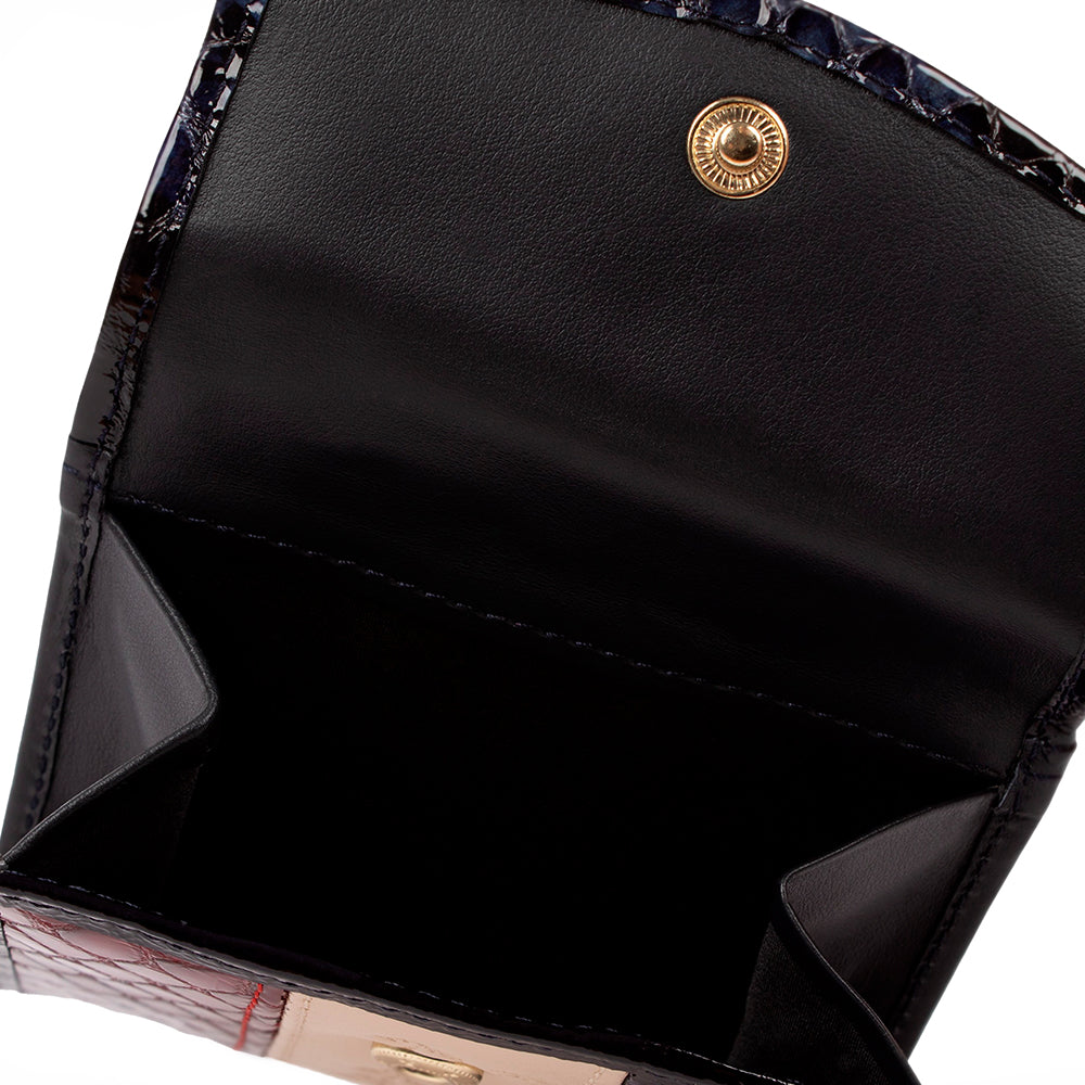 Carteira Mulher Pele Azul E Vermelho