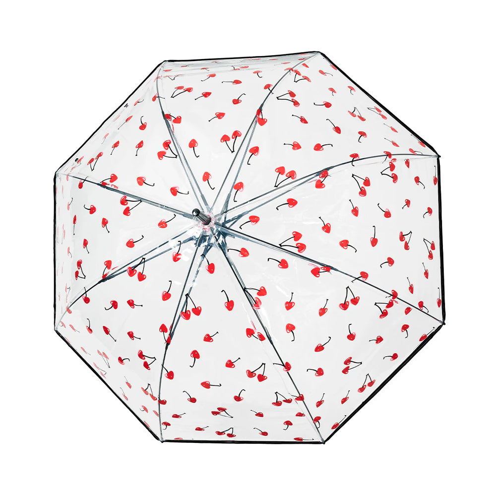 Guarda-chuva de Mão Mulher Transparente